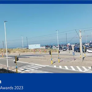 Frontaal Zeezicht In De Strandjutter , Ostende Belgien